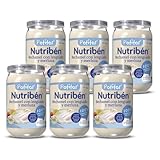 Nutribén Potitos de Bechamel con Lenguado y Merluza | Desde los 6 Meses | Pack de 6 x 235 gr | Sin gluten | Sin almidones | Sin Huevo y Sin LECHE