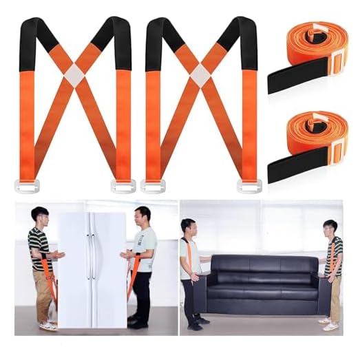 HQQNUO Moving Straps, Easily Move, Lift, Carry Furniture, Appliances, Mattresses, Heavy Object Without Back Pain. Great Tool for Moving Supplies
