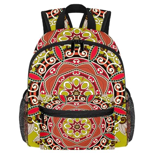 Petit sac à dos léger Mandala l'esprit hippie pour un voyage décontracté