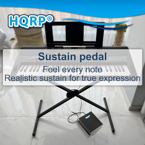 Best Digital Piano Accessories: 5 Must-Have Accessories 14 HQRP Sustain Pedal Replacement for Yamaha FC5 FC-5 – Foot Switch for Digital Piano & Keyboard, Compatible with Yamaha P-45, P-125, PSR‑E373, DGX‑660, EZ‑220, YPT‑260, CP88, MODX8 (1/4" Jack) #5