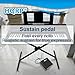 HQRP Foot Switch Compatible with Alesis SR-16 SR-18 Roland CR-1000 Drum Machine DP-2 Damper Sustain Pedal