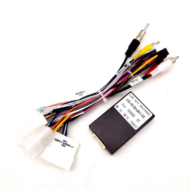 16PIN Car for Audio Stereo Android Power Wiring Harness Cable Adapter with Canbus for Subaru XV Crosstrek 2017+ Forester 2017-2019