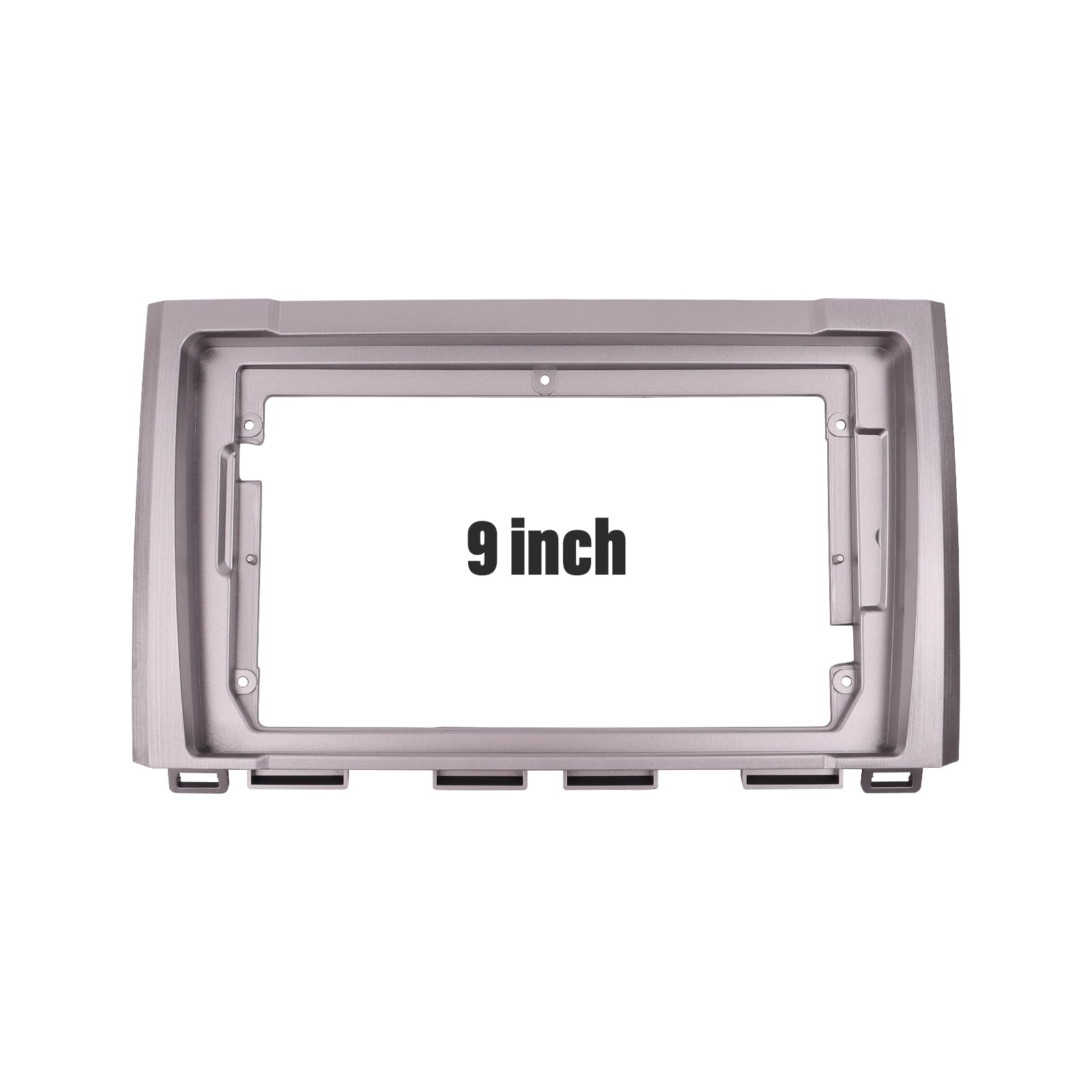 Radio Stereo Panel for Toyota Tundra 2014-2021 Car Radio Frame Fascia Panel DVD Stereo CD Panel Dash Mount Refit Installation Trim Kit Frame (Silver)