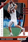 2020 Panini Prizm Draft Prizms Orange #135 Colby Parkinson Draft Picks Stanford Cardinal RC Rookie Football Trading Card