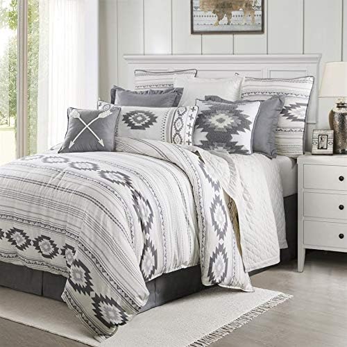 H HIEND ACCENTS Free Spirit 4 Piece Comforter Set Queen