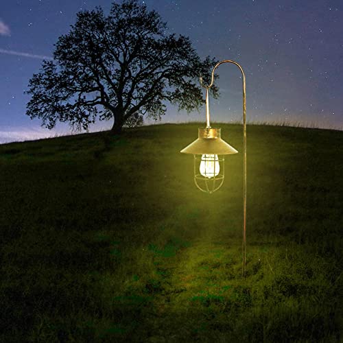 LOVIVER Lâmpada de Lanterna Solar à D'água IP65 Paisagem para de árvore de Pátio, Bronze S, Tamanho