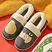 FEELHH Winter Hausschuhe,Frauen Halten Weiche Warme Indoor Hausschuhe Damen Slip On Plüsch Cartoon Wohnungen Schuhe Licht Casual Komfort Slipper (Birne), 41