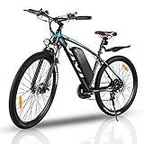  【Starker Strom】 Ebike mit bürstenlosem 350-W-Hochgeschwindigkeitsmotor, 36-V- / 10.4-Ah-Batterie, Höchstgeschwindigkeit 32 km / h, Ladekilometer bis zu 50 km.