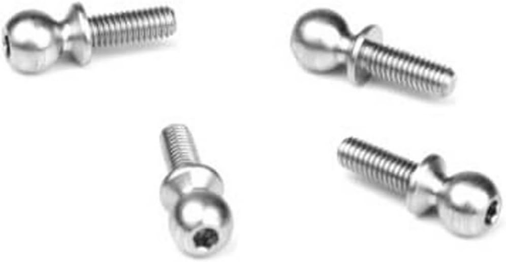 Tekno RC LLC Ball Stud 5.5mm Short Neck 8mm Thread 4pcs TKR6208 Elec Car/Truck Replacement Parts