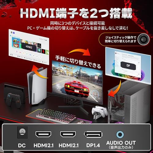 【発売セール】cocopar モニター 23.8インチ 240Hz 3年保証 HDMI*2つ ゲーミングモニター 100%sRGB広色域 400nit高輝度 1ms応答 VESA対応 狭額縁 薄型 FHD 非光沢IPSパネル 角度調整 照準表示 FreeSync/HDR/OD/MPRT/チルト/スピーカー 240Hz/200Hz/180Hz/120Hz/100Hz/60Hz対応 S-238H