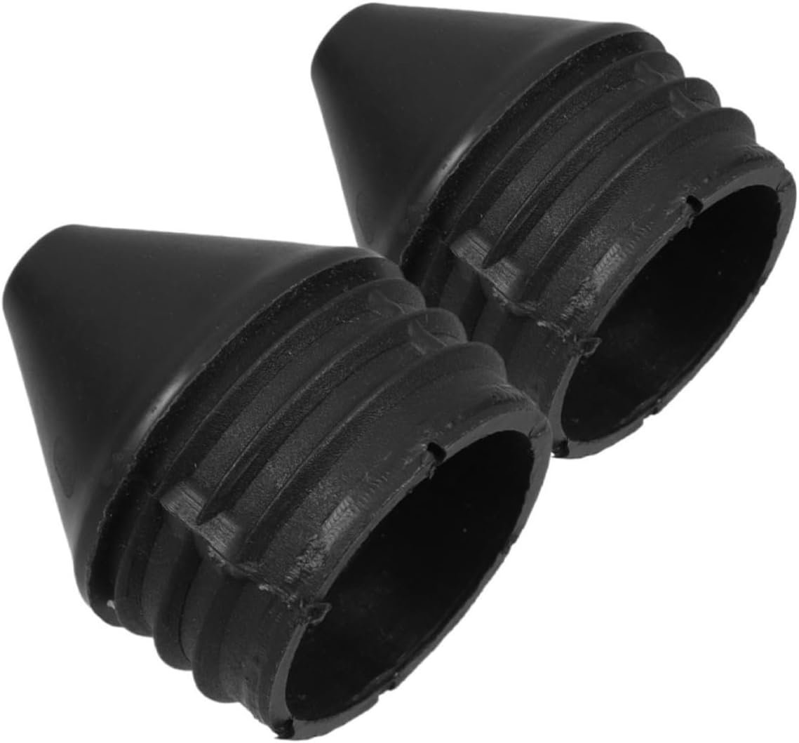 BESTonZON 2pcs Outdoor Patio Umbrella Replacement Tips and Reusable Umbrella Topper Caps Compatible with Roman Repair Accessories for Various Models