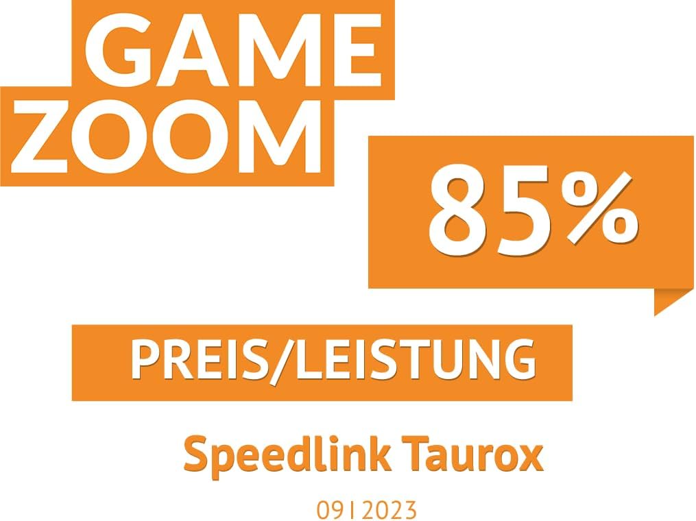 TAUROX Gaming Mouse box side showing software icon