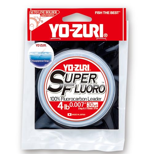 Yo-Zuri YZ-SF-4LB-NCL-30YD: Superfluoro 30Yd 4Lb, Natural Clear