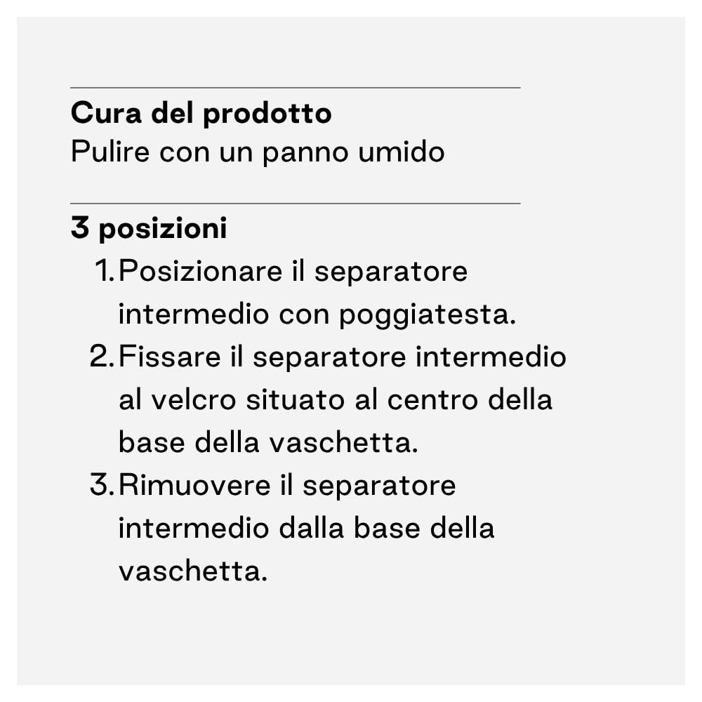 Jané Vaschetta Gonfiabile Bambino 3 Posizioni, dalla Nascita, 30L, Evolutiva con Separatore e Poggiatesta, Antiscivolo, Blu