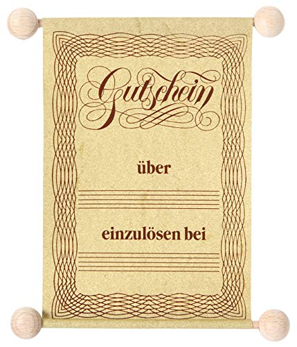 Preisvergleich Produktbild Gutscheinrolle neutral klein