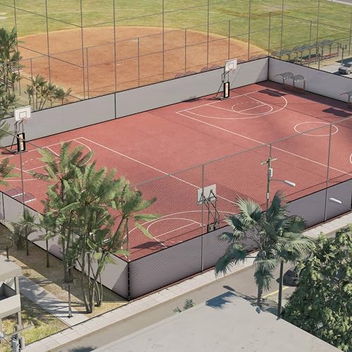 Amgo 4' x 12' Grey Fence Privacy Screen, Commercial Standard Heavy Duty Windscreen with Bindings & Grommets, 90% Blockage, Cable Zip Ties Included (We Make Custom Size) by Amgo - Used condition - Image 8