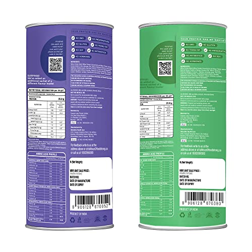 Image of foodstrong Whey Protein Powder,Grass-Fed,100% Whey,Daily Protein Almond Chocolate&Mango Flavour,25G Protein,With Turmeric,Green Tea,Ashwagandha&Digestive Enzymes,32 Sachets,1 Kg,(Pack Of 2)