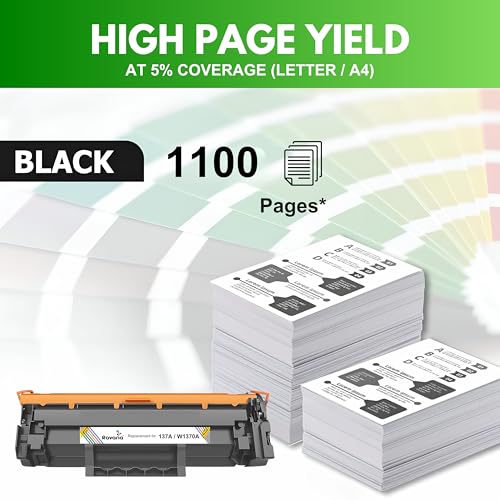 Image of 137A / W1370A Compatible Toner Cartridge for HP Laser Printer M208dw M233dw M233sdn M233sdw (137A / W1370A Toner Pack of 2)