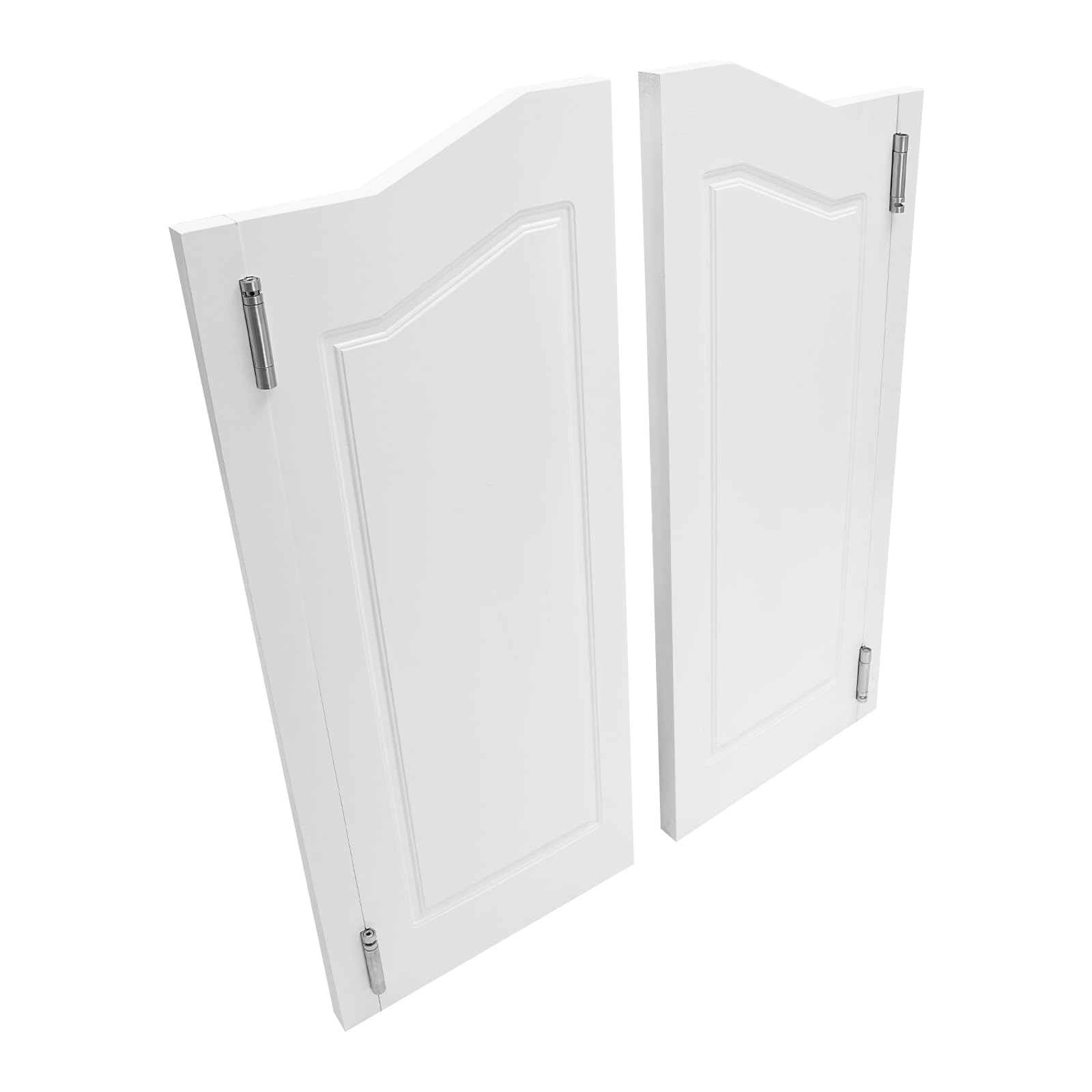 Porta a battente in legno, porta a battente, porta a battente in legno, porta a lamelle interna, 2 ante, 81 x 106,5 cm, spessore porta 3,5 cm, ideale per bar, giardino e salotti, con funzione di