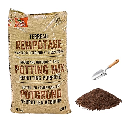 LA PLAINE CHASSART - Terreau Rempotage 20L - Solution Spécifique pour Plantes en Pot - Toutes Les Variétés de Plantes d'Intérieur & Extérieur - Plantes Vertes & Fleuries