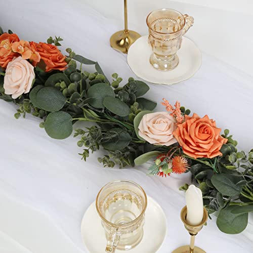 Ipopu Foam Roses Artificial Flowers Combo Fake Foam Flowers For Craft For Diy Wedding Bouquet Centerpieces Reception Arrangements Party Baby Shower Home Décor (Terracotta & Purple) #TOP5