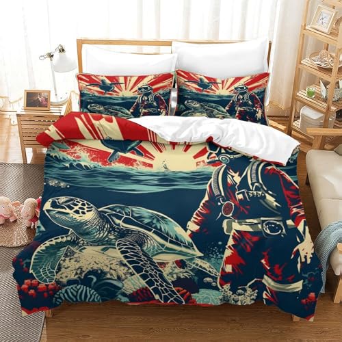 Linge de lit science-fiction 3D pour chambre d'ado moderne - 2