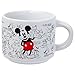 Silver Buffalo Disney Mickey Mouse Vintage Sketches Art 4pc Stackable Ceramic Espresso Small Cup Set, 3 Ounces