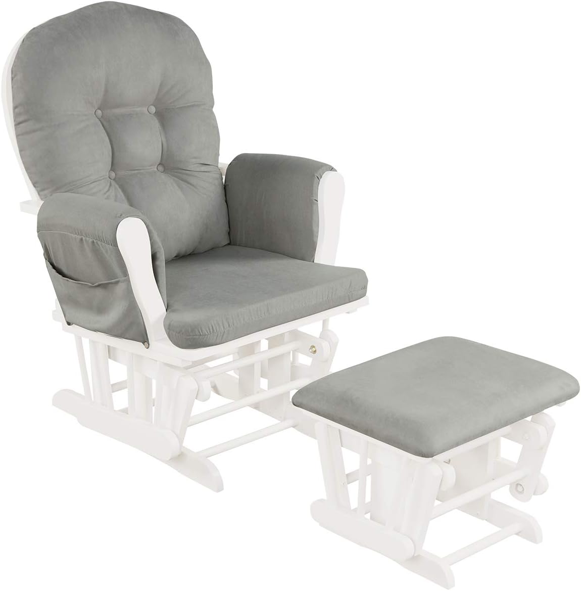 Nursery Glider with Ottoman