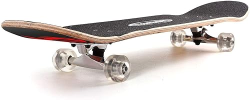 Miniatura 20 de ChromeWheels Patineta de 31 pulgadas, patineta de doble patada, tabla Cruiser Longboard de 8 capas de arce para niños y principiantes