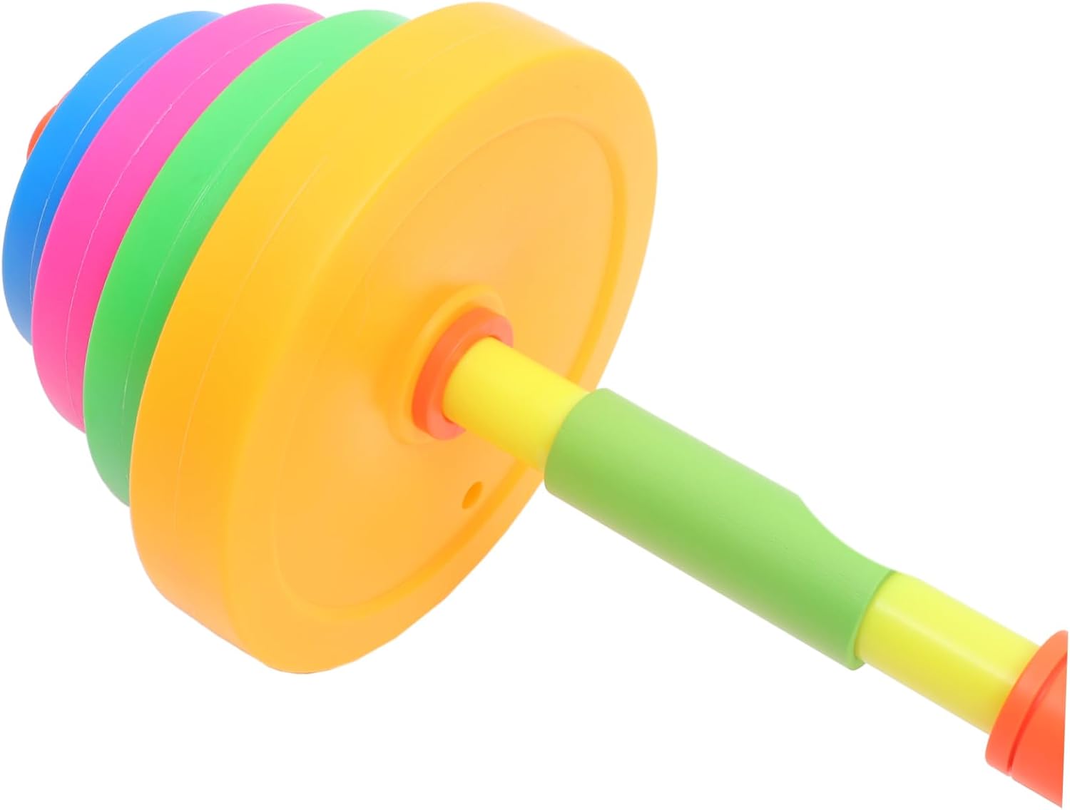 BESTonZON Adjustable Barbell Weight Set for Boys and Girls Plastic Dumbbells Water-Filled Weights Preschool Arm Exercise Toy for Boys Home Fitness Training Equipment