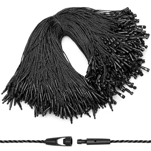 Cordes pour étiquettes de vêtements et bagages de 19.6 cm fermeture manuelle rapide