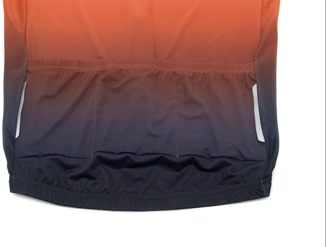 Lo.gas Cycling Jersey Men Short/Long Sleeve Bike Biking Shirts Full Zip with Pockets Road Bicycle Clothes