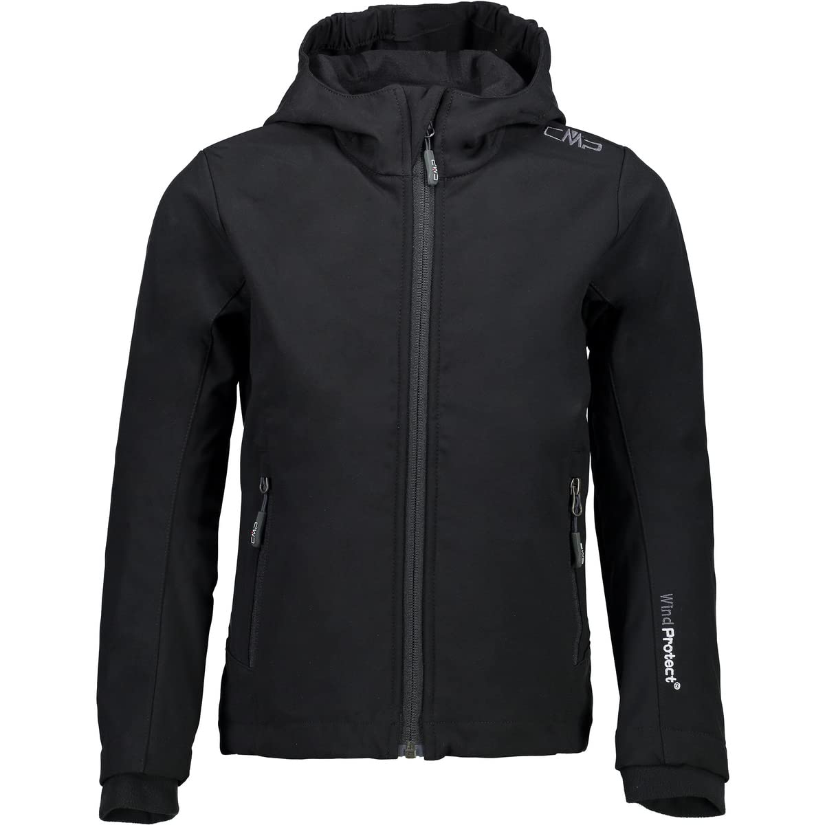 CMP - Kid G Jacket Fix Hood, Black, 116