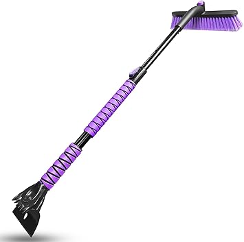 HEEYA 44 Inch Snow Brush for SUV, Ice Scraper for