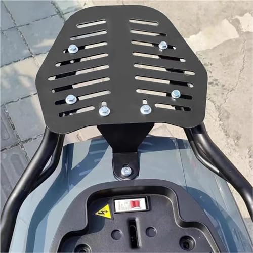 Porte-bagages arrière moto universel réglable support valise fer - 6