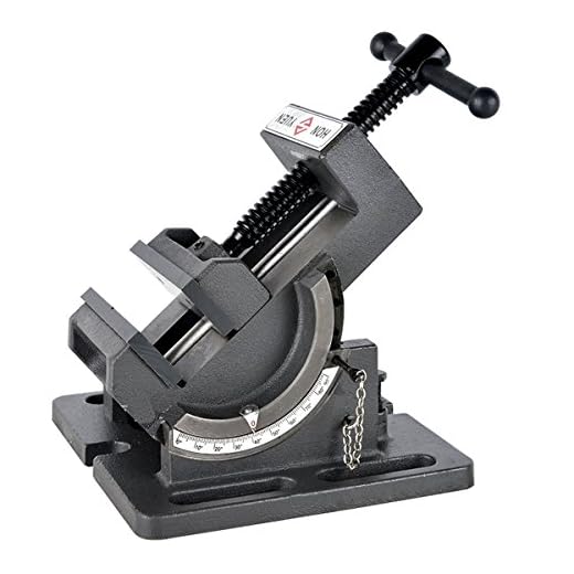 BV100B Mordaza Tornillo de Banco de Trabajo, Se Puede Inclinar 90º, Desde 100 mm, Apertura de 105 mm, Ancho de 4”, Acero pesado de 8,5 Kg
