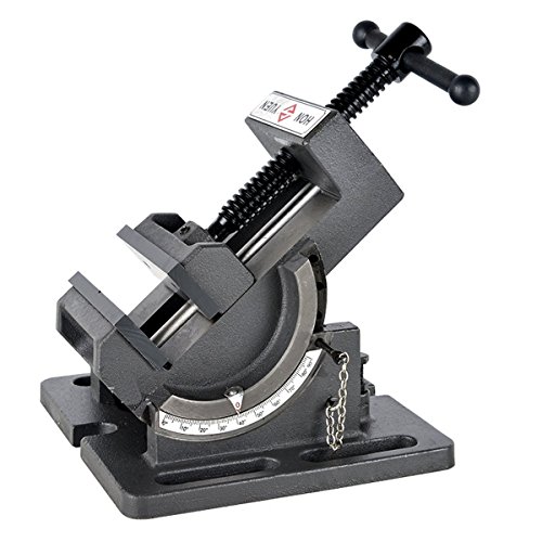 BV100B Mordaza Tornillo de Banco de Trabajo, Se Puede Inclinar 90º, Desde 100 mm, Apertura de 105 mm, Ancho de 4, Acero pesado de 8,5 Kg