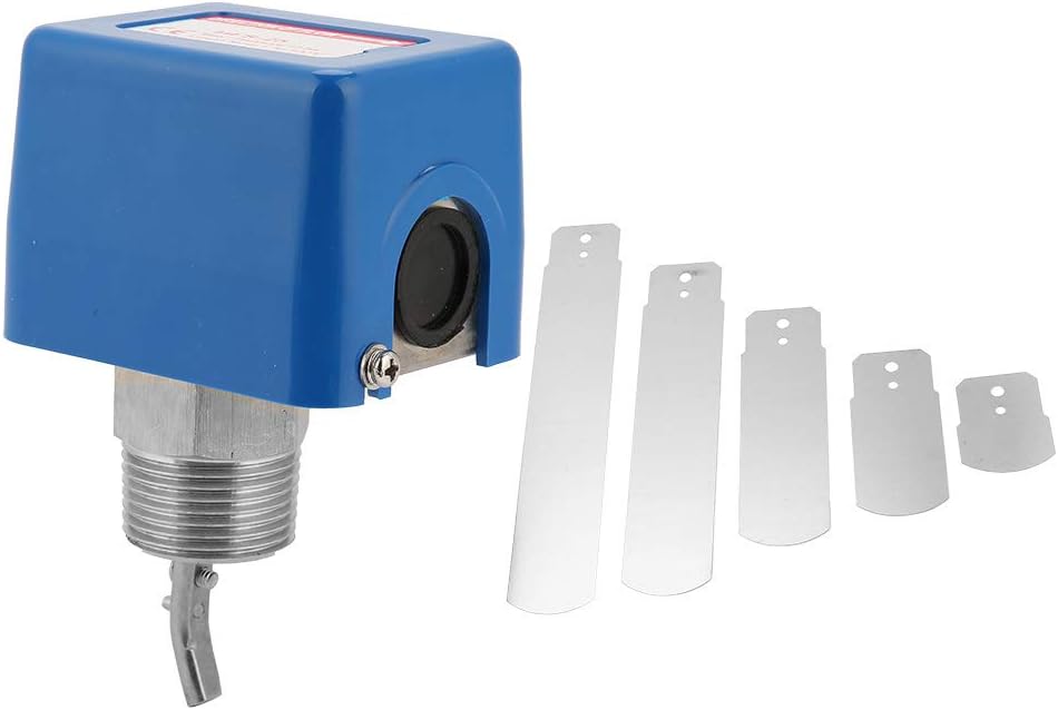 HFS-25 1"/dn25 Flow Switch, Water Flow Switch SPDT Contacts 6-380V, DN25 Stainless Steel Liquid Water Flow Paddle Control Switch