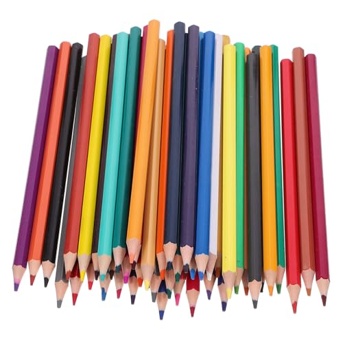 POPETPOP 48 Piezas Lápices De Colores De Madera Juego De Lápices Para Pintar y Dibujar Para Estudiantes Para Dibujo