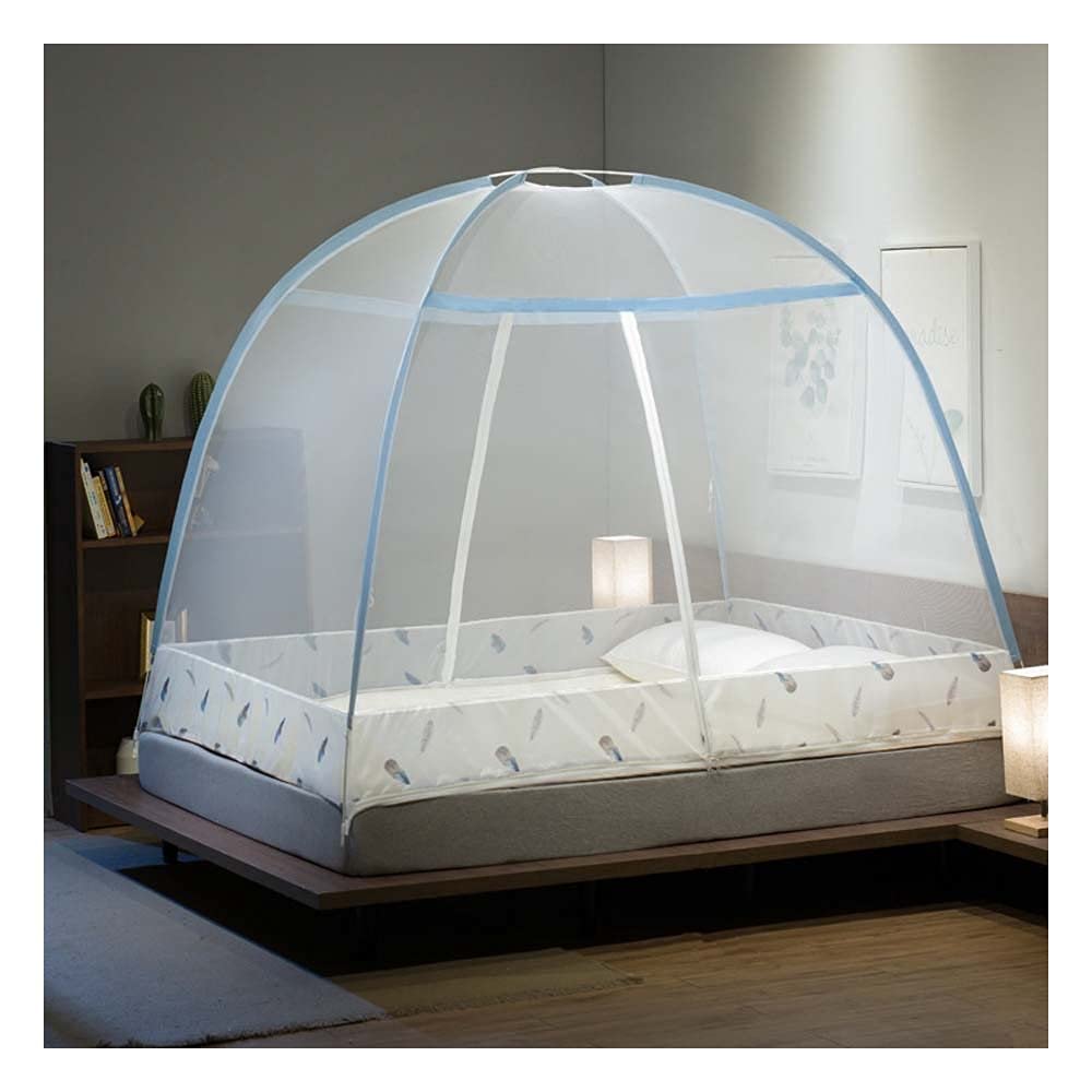 GTHTUHFD Pop Up Mosquito Net, Portable Tent Travel Three Door Zipper Bed Net, Easy Installation And Fine Mesh, Perfect For Bedroom Outdoor,6,200 * 220Cm,1-180 * 220cm
