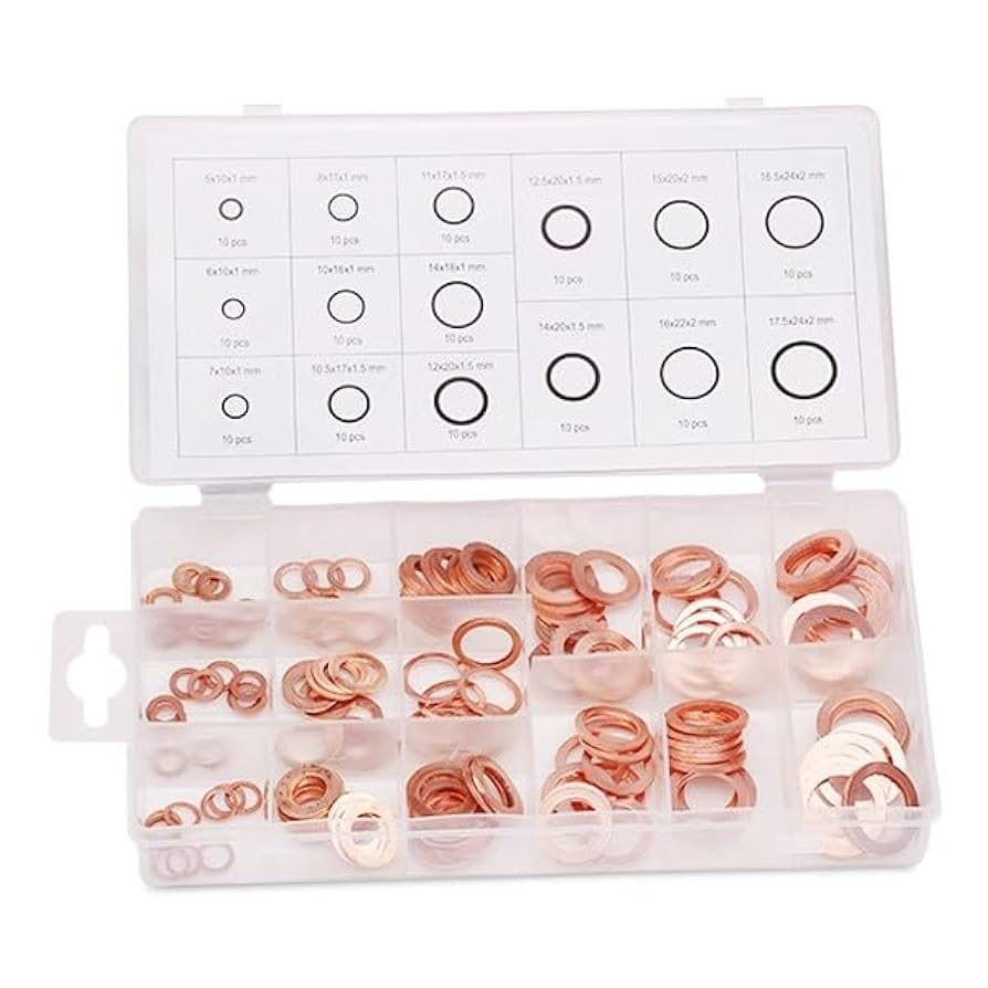 SUA.ページ Amazon.com: Yato yt-06871 – 150 PC Copper Washer Assortment