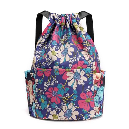 Image of MOCA Drawstring Gym Sports Backpack Lightweight Multipurpose Daypack Travel School College Daily Storage Carry Suitable Men Women Kids Adults Fitness Accessory