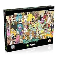 Winning Moves WM00396-ML1-6 Rick and Morty 1000 Pieces Puzzle