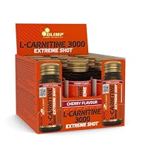 OLIMP SPORT NUTRITION – Olimp L-Carnitine 3000 Extreme Shot® - 25 ml x 9 - Cherry