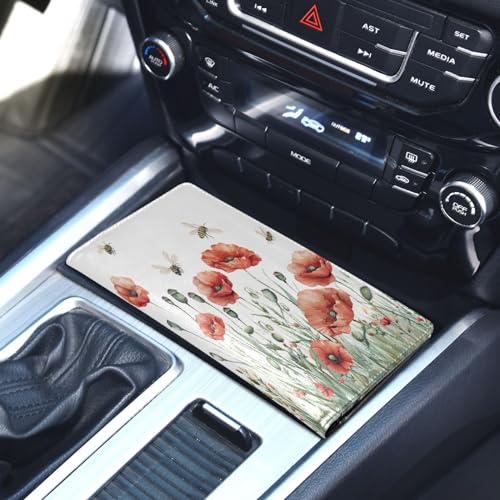 Organizador de Carro de Cuero Floral miniatura 5