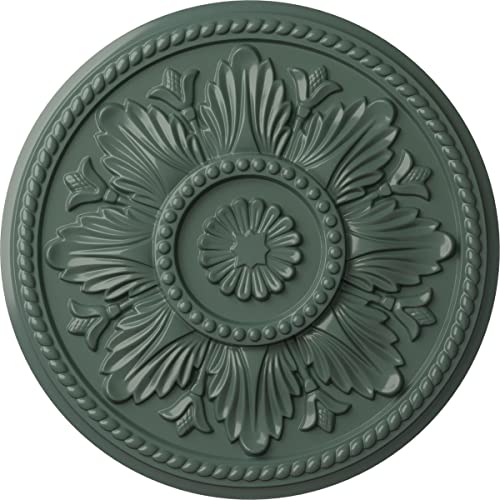 Image of Ekena Millwork CM18EDCBF Edinburgh Ceiling Medallion, Cloud Burst