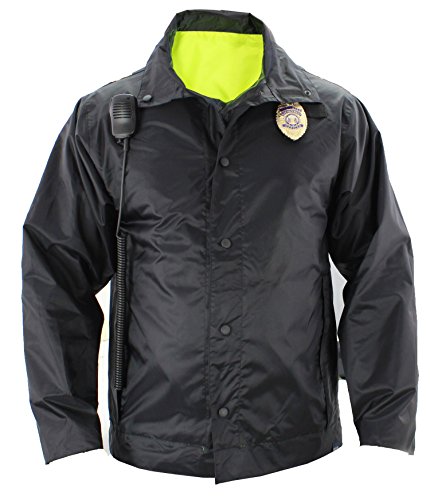 First Class 100% Nylon Oxford Reversible High Visible Long Raincoat4