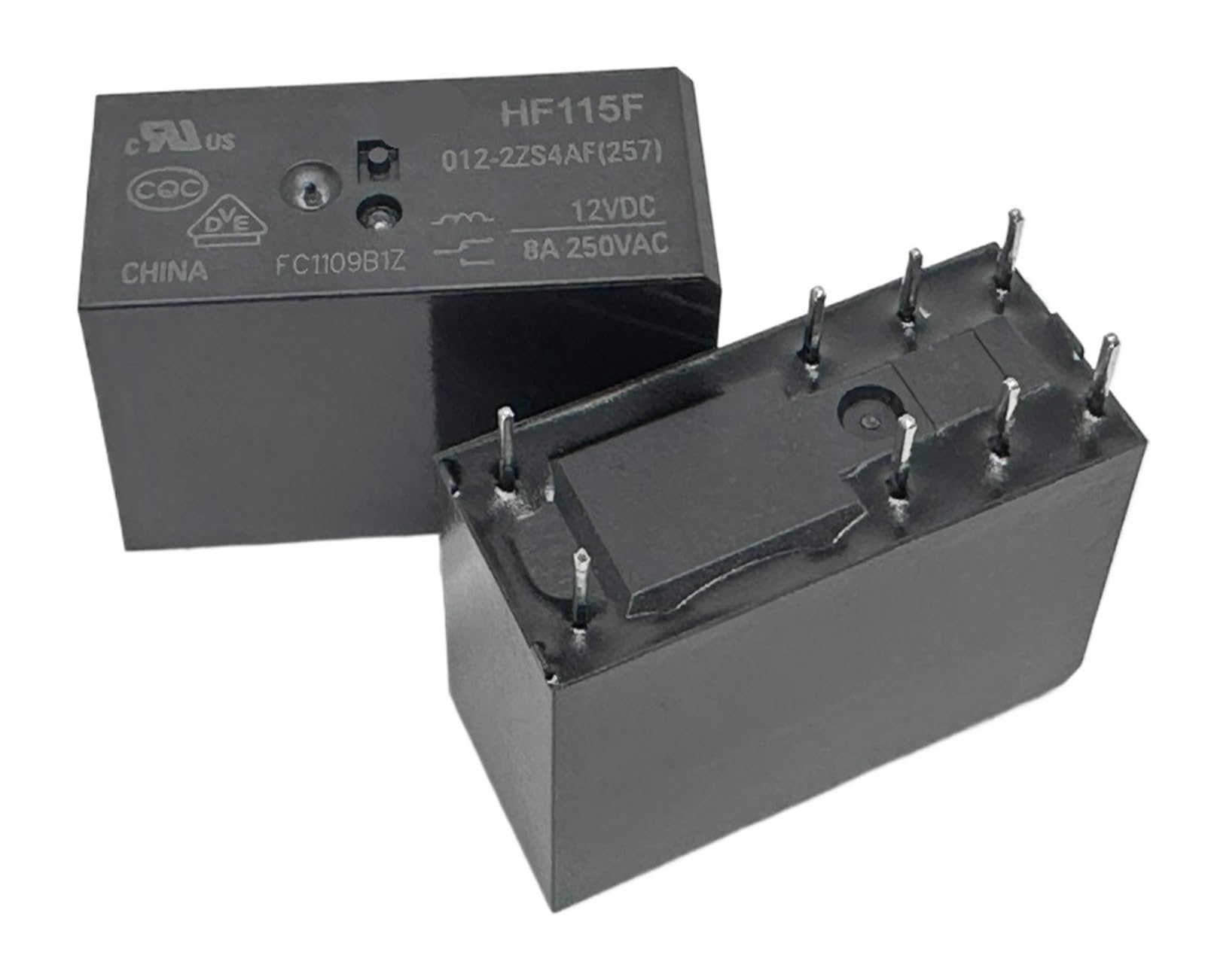 PKNVKZIDK 1pc HF115F 012-2ZS4AF(257) Relay 8pins