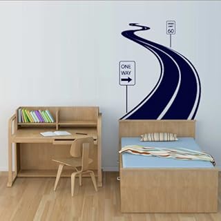 Wall Decal Vinyl Sticker Decals Art Decor Design Road Track Car Band Traffic Sign Nursery Kids Gift (M1424)