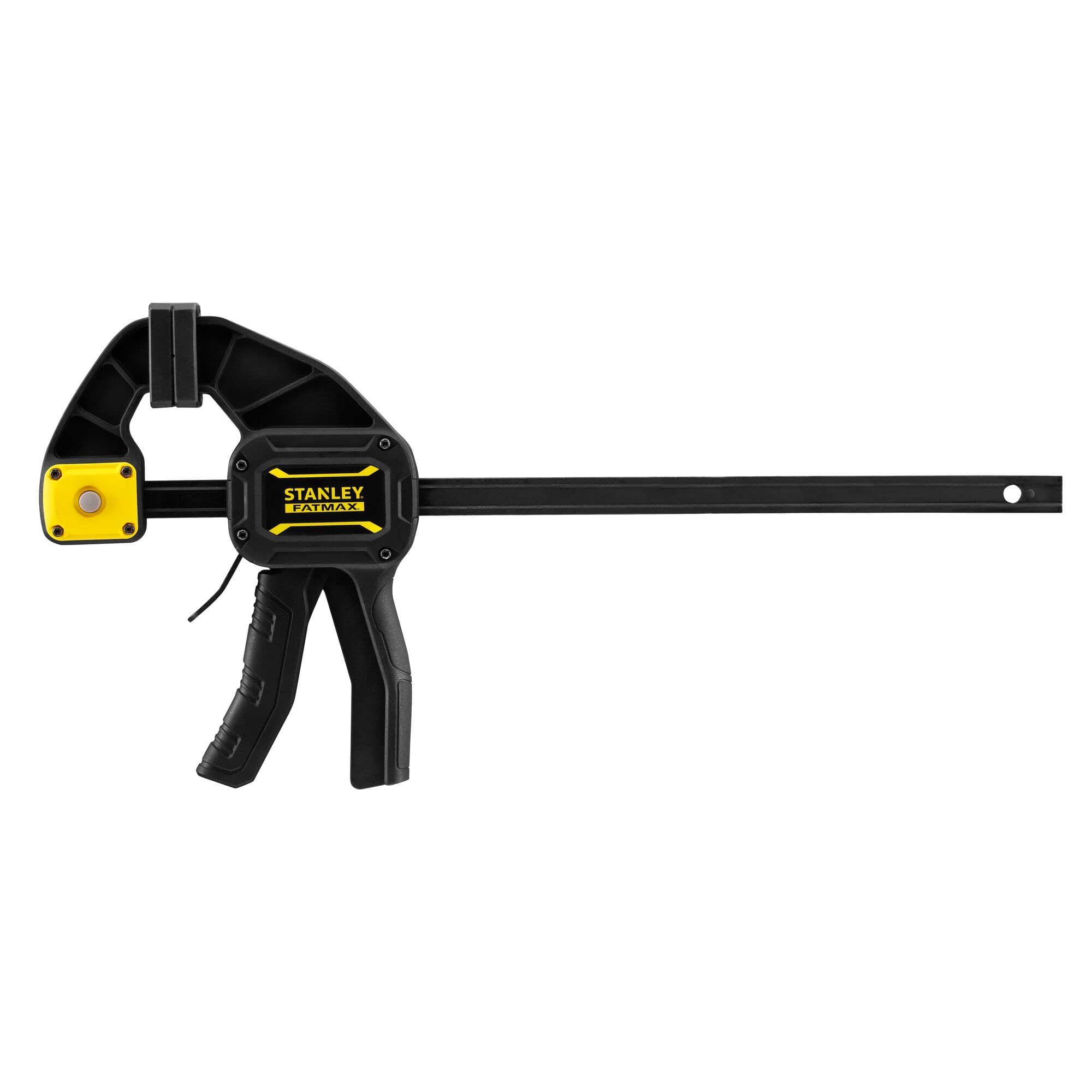 Stanley Fmht0-83235 Serre-Joint L 300 Gamme FatMax - Travaux De Précision - Rainure En V Pour Maintien Des Tubes - Rail En Acier - Corps En Nylon Renforcé - Fonction Écarteur